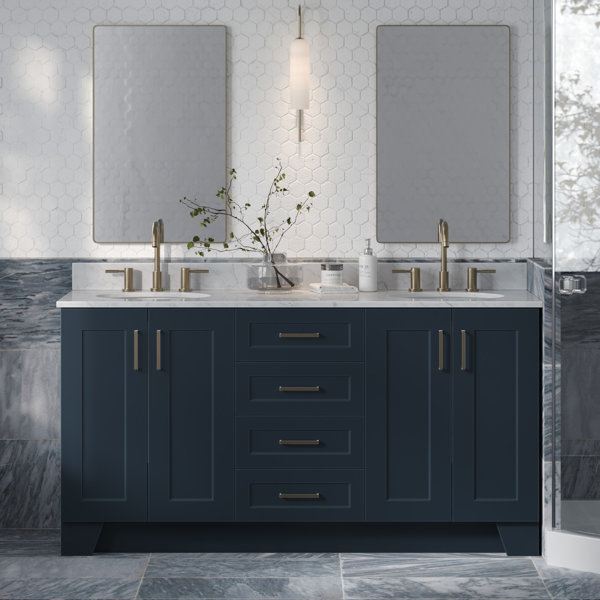 Everly Quinn Yojana 67'' Bathroom Vanity with Stone Top - Wayfair Canada